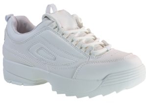 Bagiota Shoes Γυναικεία Παπούτσια Sneakers Αθλητικά C8385 Λευκό