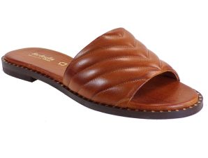 Fardoulis shoes Γυναικείες Παντόφλες 115-74 Ταμπά Δέρμα